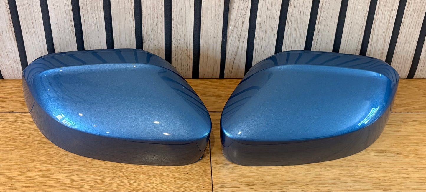 VW CADDY LIFE MIRROR COVERS CAPS | ACAPULCO BLUE | LR5T