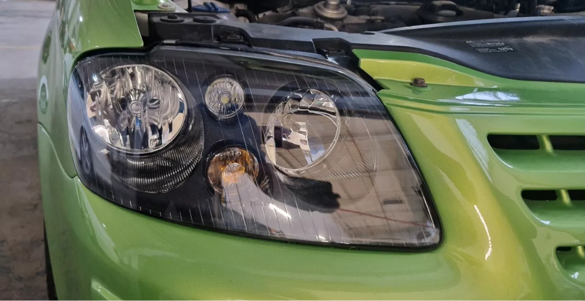 VW CADDY MK3 BLACK HEADLIGHTS QUAD | 4 POD | 2004-2010 2K LIGHTS