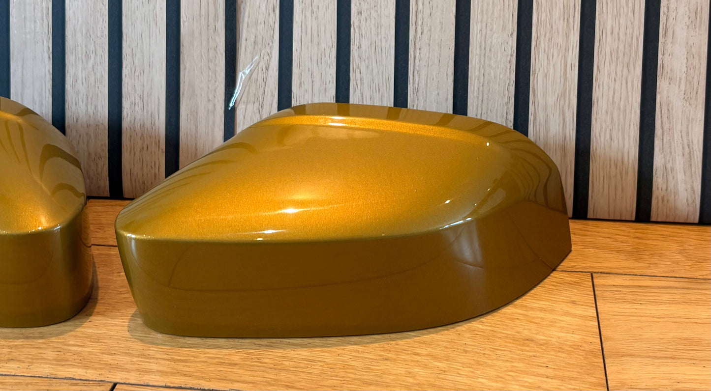 VW CADDY LIFE MIRROR COVERS CAPS | SANDSTORM YELLOW | LD1Z