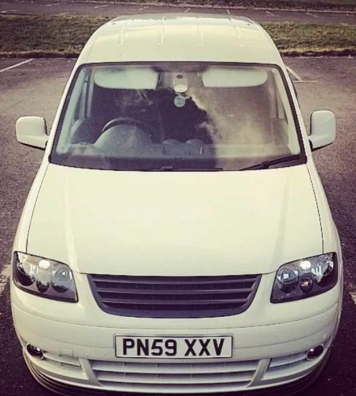 VW CADDY MK3 BLACK HEADLIGHTS QUAD | 4 POD | 2004-2010 2K LIGHTS