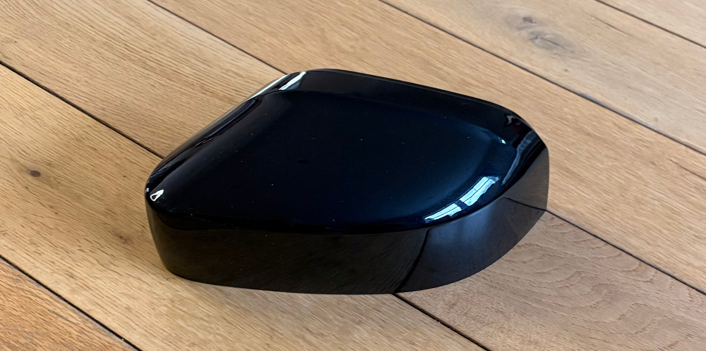 VW CADDY LIFE MIRROR COVERS CAPS | DEEP BLACK PEARL | LC9X