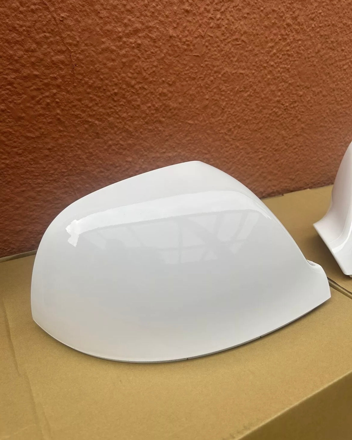 VW T5.1/T6/T6.1 New RH/Driver side Mirror Cover Painted In Candy White LB9A