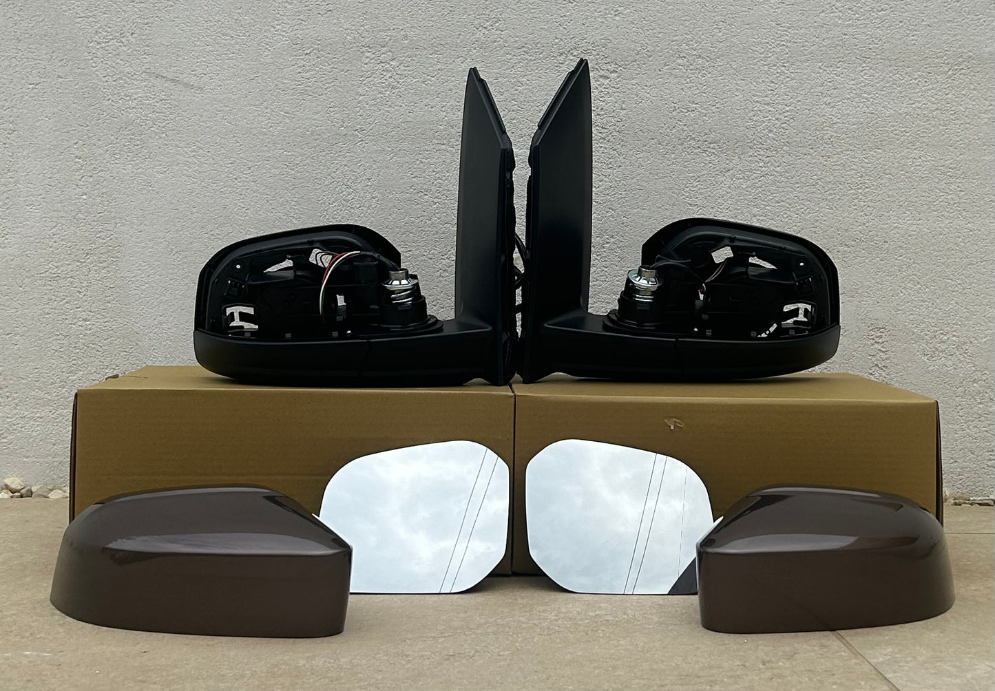 Caddy life mirrors upgrade Painted in TOFFEE BROWN LH8Z