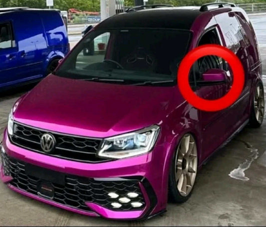 🔥WING MIRROR ELECTRIC PRIMED FOR VW CADDY MK4 LIFE  2004-2021 LEFT SIDE