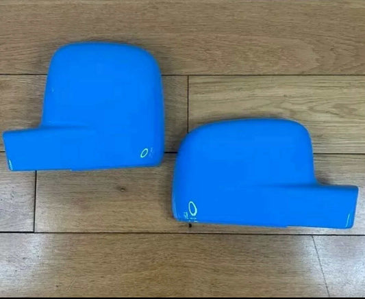🔥Mirror Covers Pair For VW Caddy MK3 MK4 Painted KlM Blue LT5B