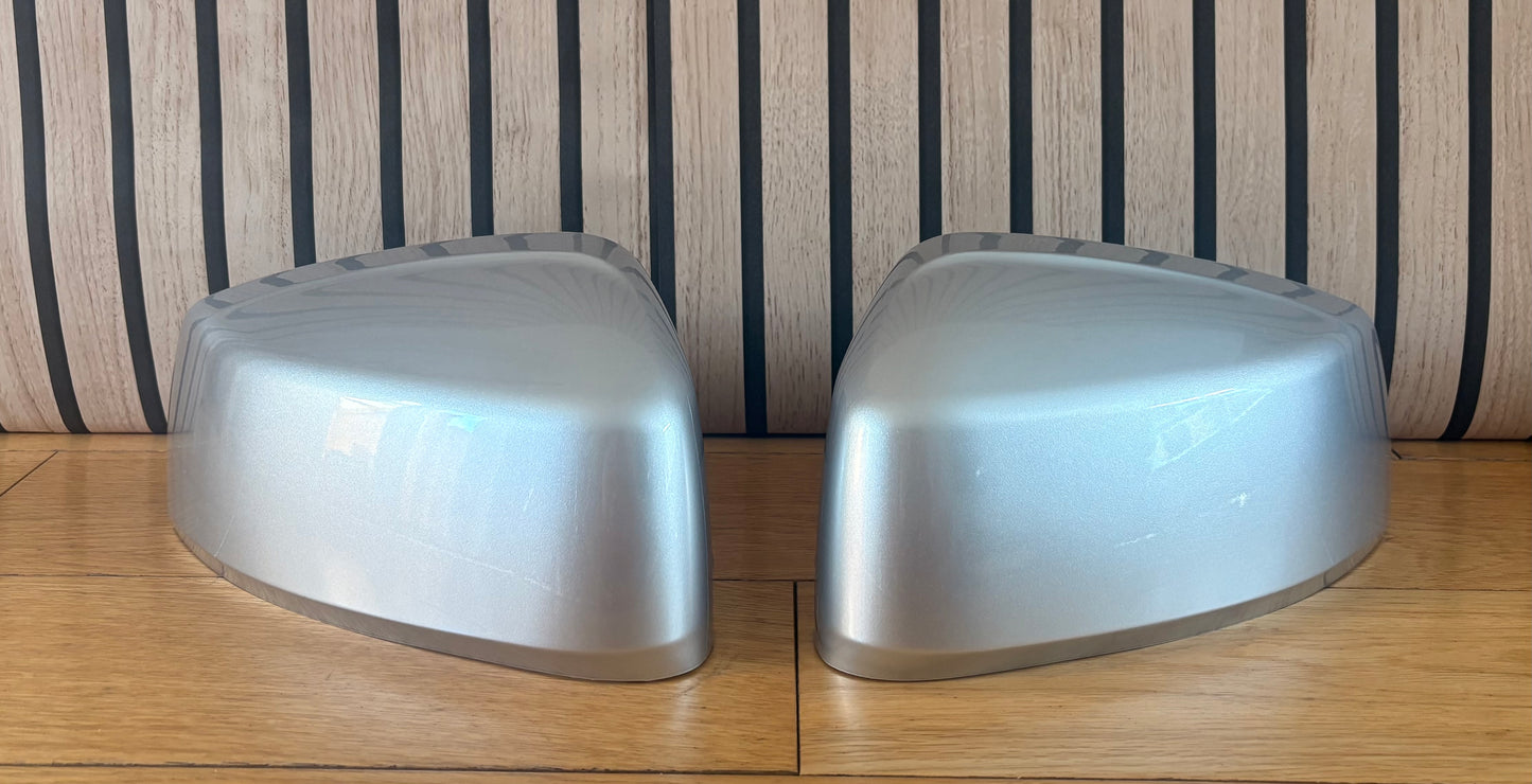 VW CADDY MK5 WING DOOR MIRROR CAP COVERS|2020-2025 | REFLEX SILVER |LA7W