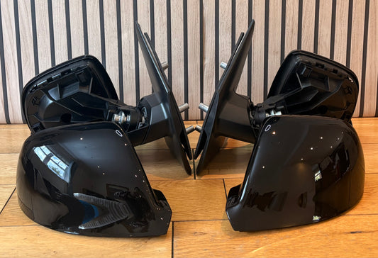 VW T5.1 Transporter Van | 2010-2016 | Wing Door Mirrors  |Manual | with Glossy Black Caps