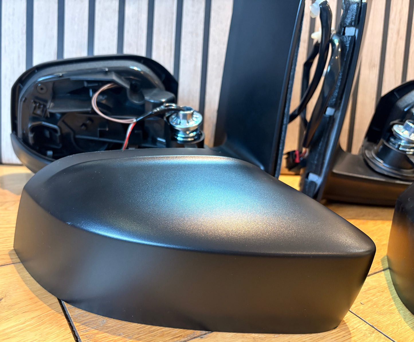 VW Caddy Life Wing Door Mirrors Upgrade | 2004- 2020| Pair | Electric | Heated |MATT BLACK
