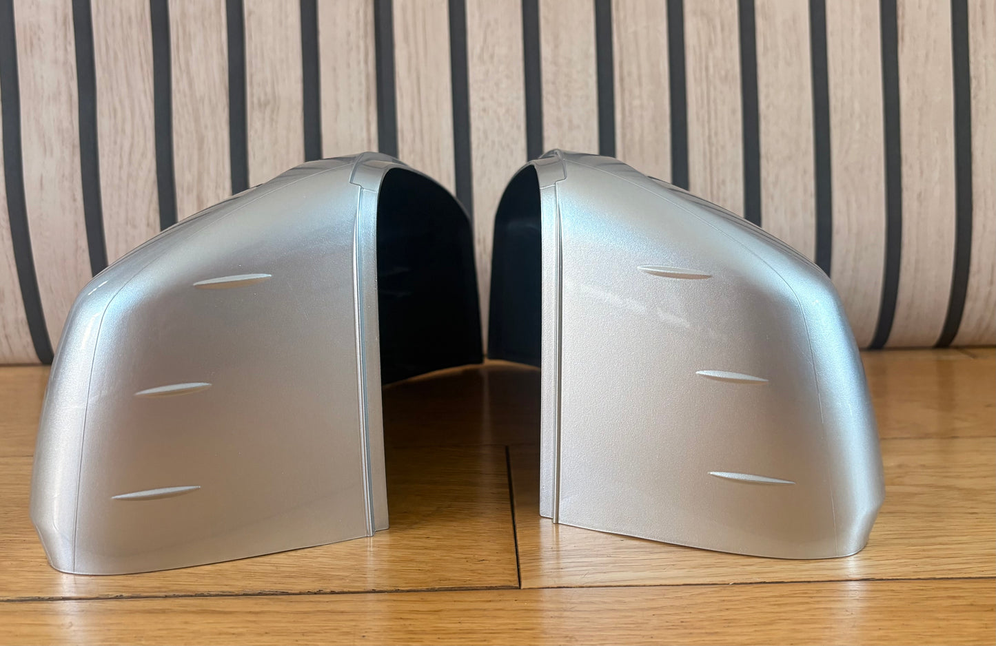 VW CADDY MK5 WING DOOR MIRROR CAP COVERS|2020-2025 | REFLEX SILVER |LA7W