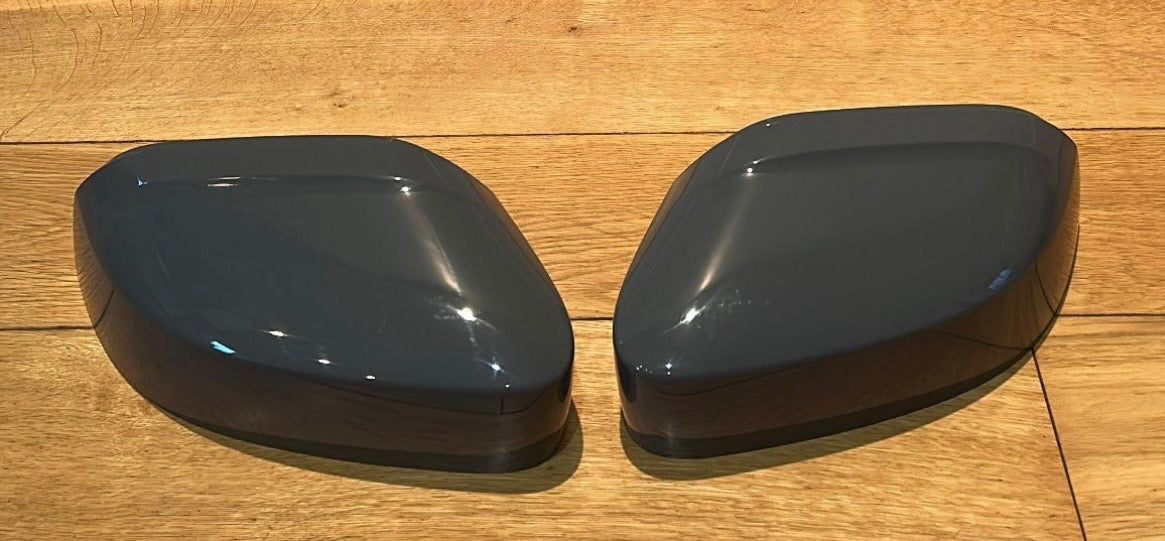 VW CADDY LIFE MIRROR COVERS CAPS | PURE GREY | LH7J