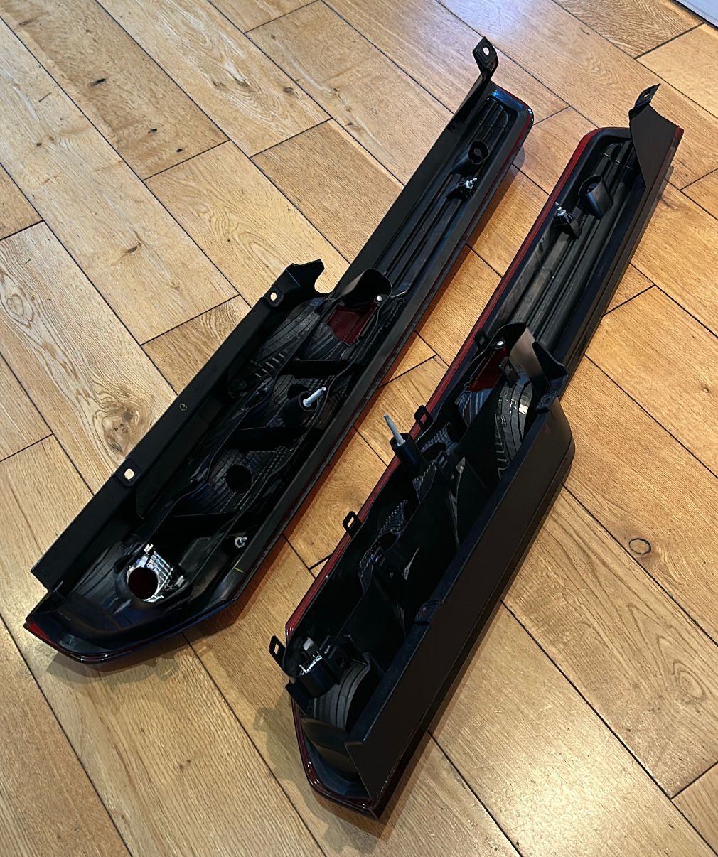 Tinted Smoked Ford Transit Custom Van 2012-2024 Rear Tail Lights 1 PAIR