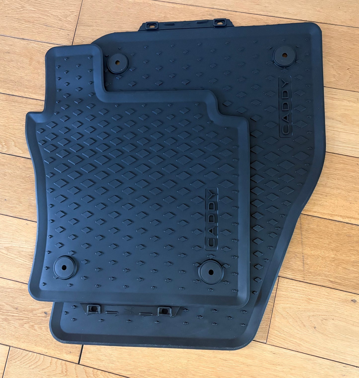 New Genuine VW Caddy MK5 2021 Onwards All-weather Rubber floor mats front