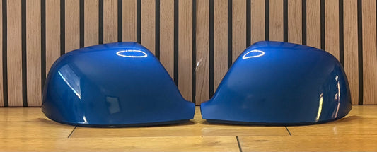 VW Transporter T5.1/T6/T6.1 New LH & RH Mirror Cover Painted In Ravenna Blue LA5W