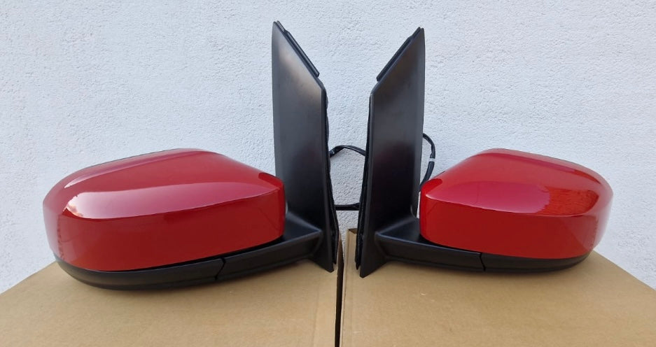 Caddy life mirrors upgrade Painted in CHERRY RED