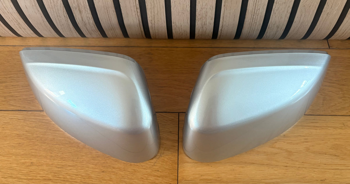 VW CADDY MK5 WING DOOR MIRROR CAP COVERS|2020-2025 | REFLEX SILVER |LA7W