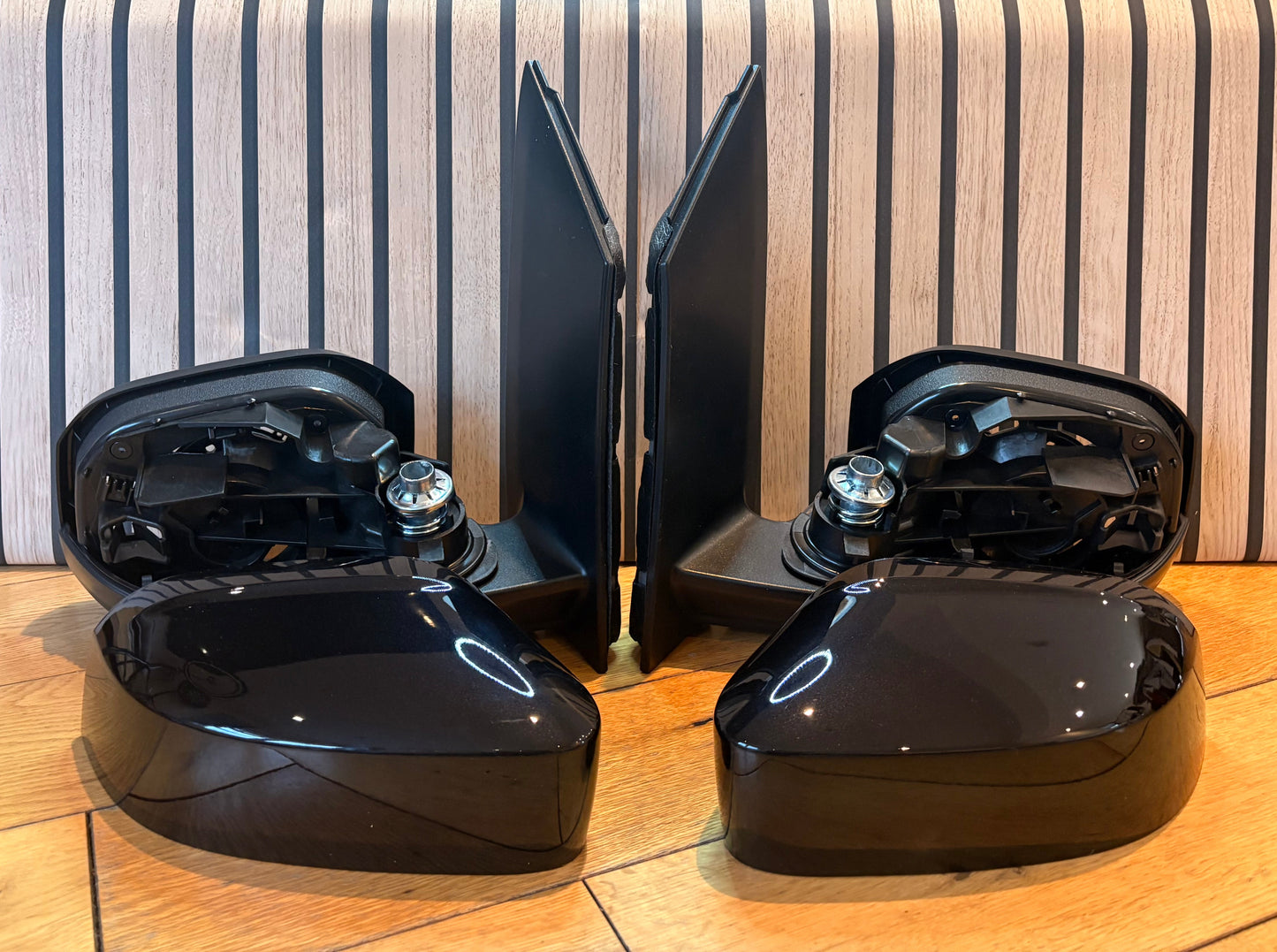VW Caddy Mk3 Mk4 Life Wing Door Mirrors Upgrade | 2002 - 2020 | Pair | MANUAL | LC9X Deep Black Pearl