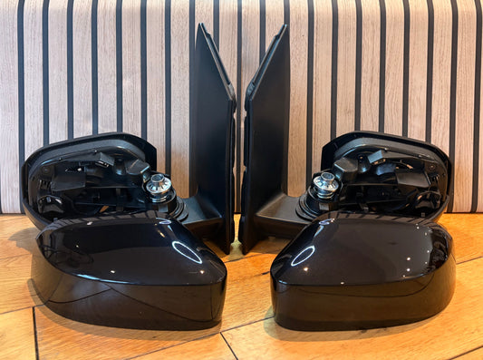 VW Caddy Mk3 Mk4 Life Wing Door Mirrors Upgrade | 2002 - 2020 | Pair | MANUAL | LC9X Deep Black Pearl
