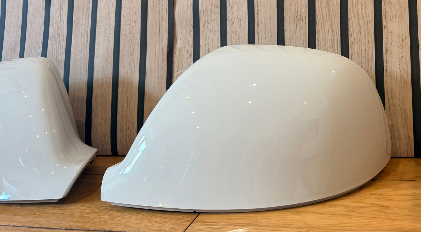 VW Transporter T5.1/T6/T6.1 New LH & RH Mirror Cover Painted In White