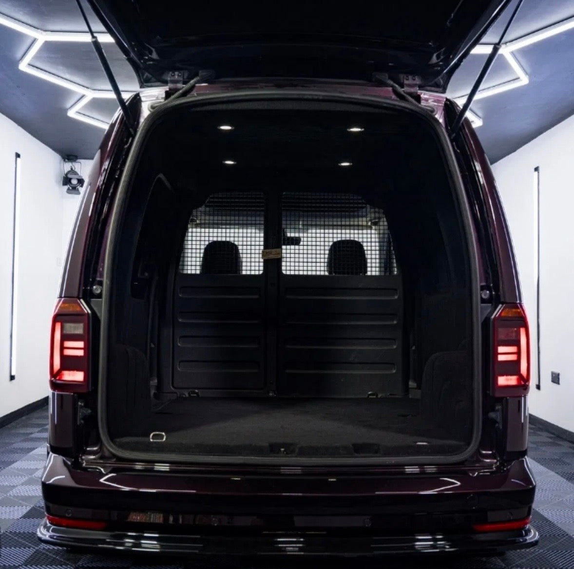 GENUINE VW CADDY MK4 UPGRADE TAIL LIGHTS | SMOKED TINTED | TAILGATE | 2015 - 2021
