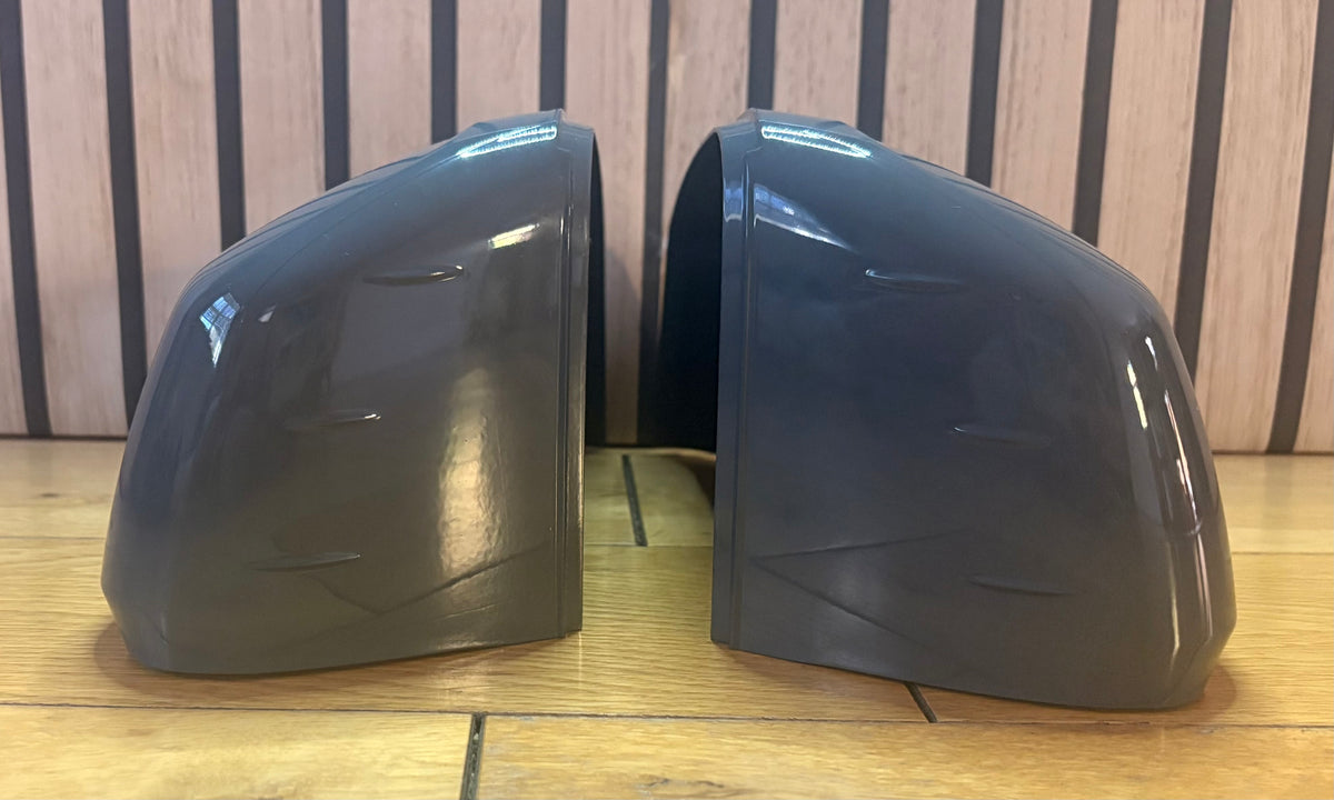 VW CADDY MK5 WING DOOR MIRROR CAP COVERS | 2020-2025 | Pure Grey | LH7J
