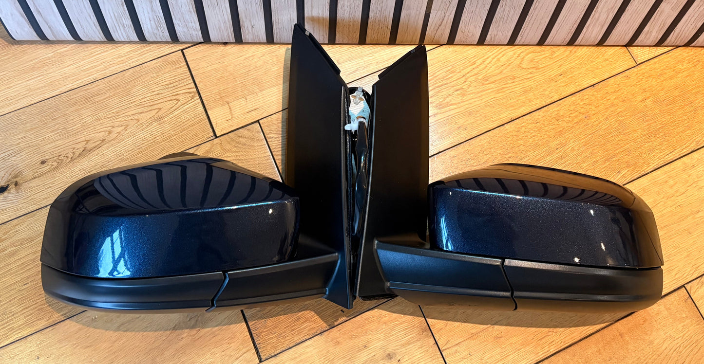 VW Caddy life mirrors upgrade | 2004-2020| POWER FOLDING | Painted in STARLIGHT BLUE | LT5U