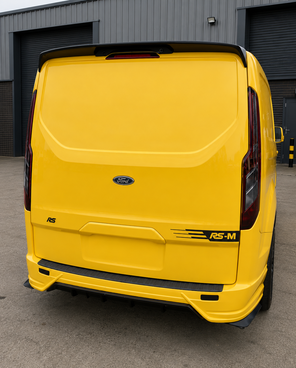 DARK Tinted Smoked Ford Transit Custom Van 2012-2024 Rear Tail Lights 1 PAIR