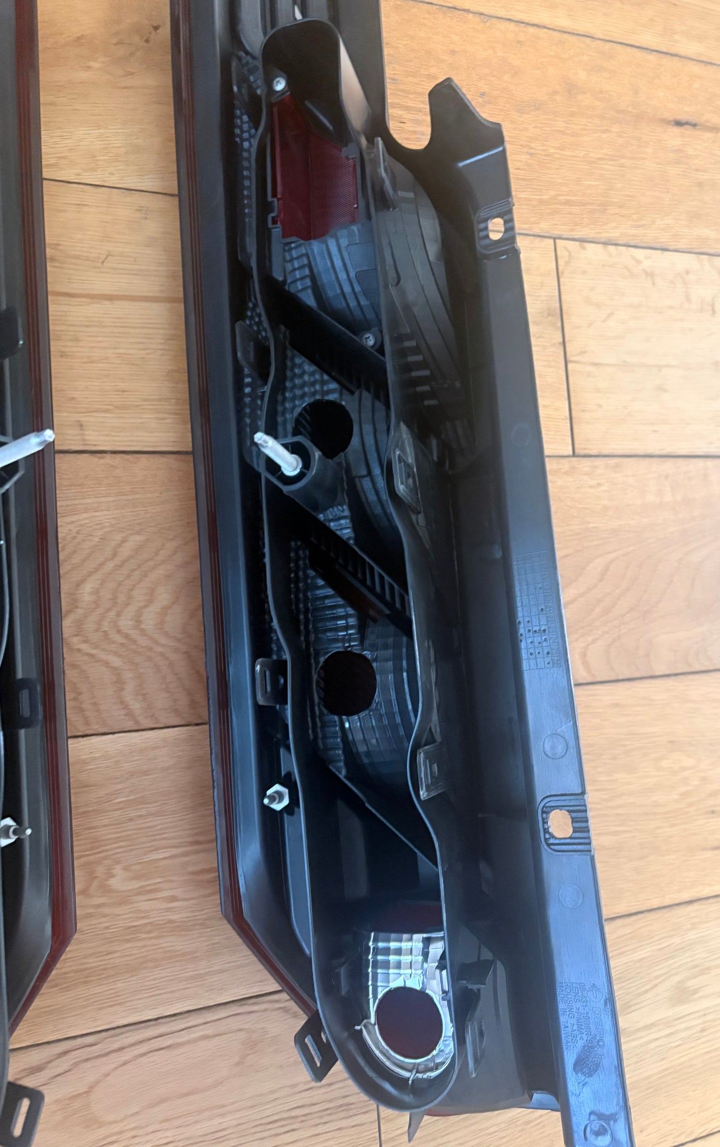 DARK Tinted Smoked Ford Transit Custom Van 2012-2024 Rear Tail Lights 1 PAIR