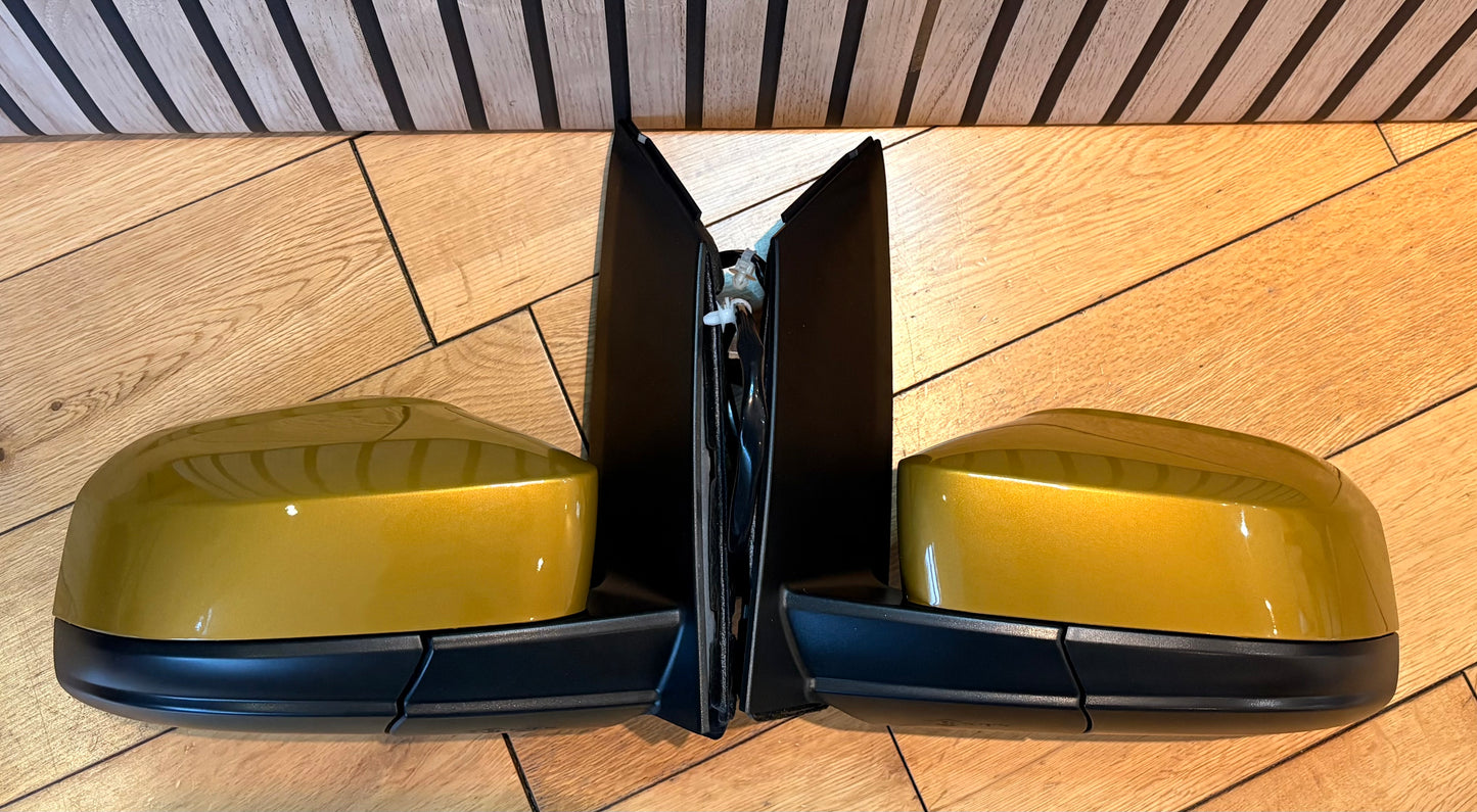 VW Caddy life mirrors upgrade | 2004-2020| POWER FOLDING | Painted in Sandstorm Yellow | LD1Z