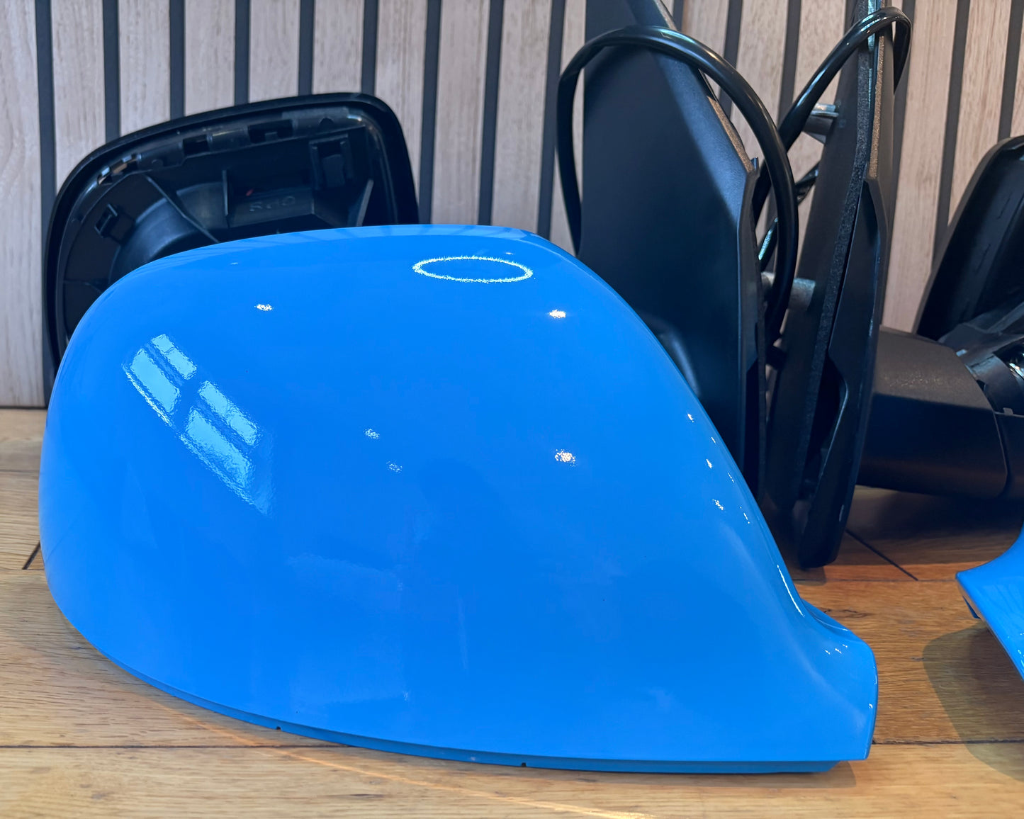 VW TRANSPORTER T6/T6.1 | 2015-2023 | DOOR WING MIRRORS | ELECTRIC | HEATED | British Gas Blue