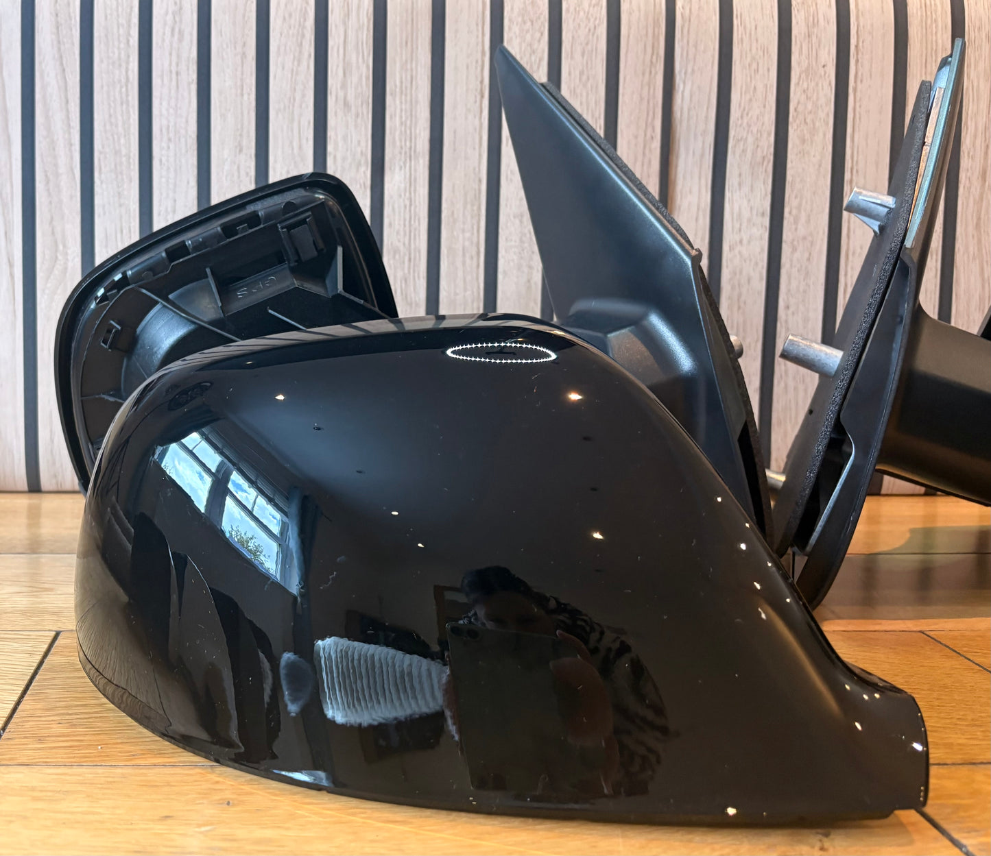 VW T5.1 Transporter Van | 2010-2016 | Wing Door Mirrors  |Manual | with Glossy Black Caps