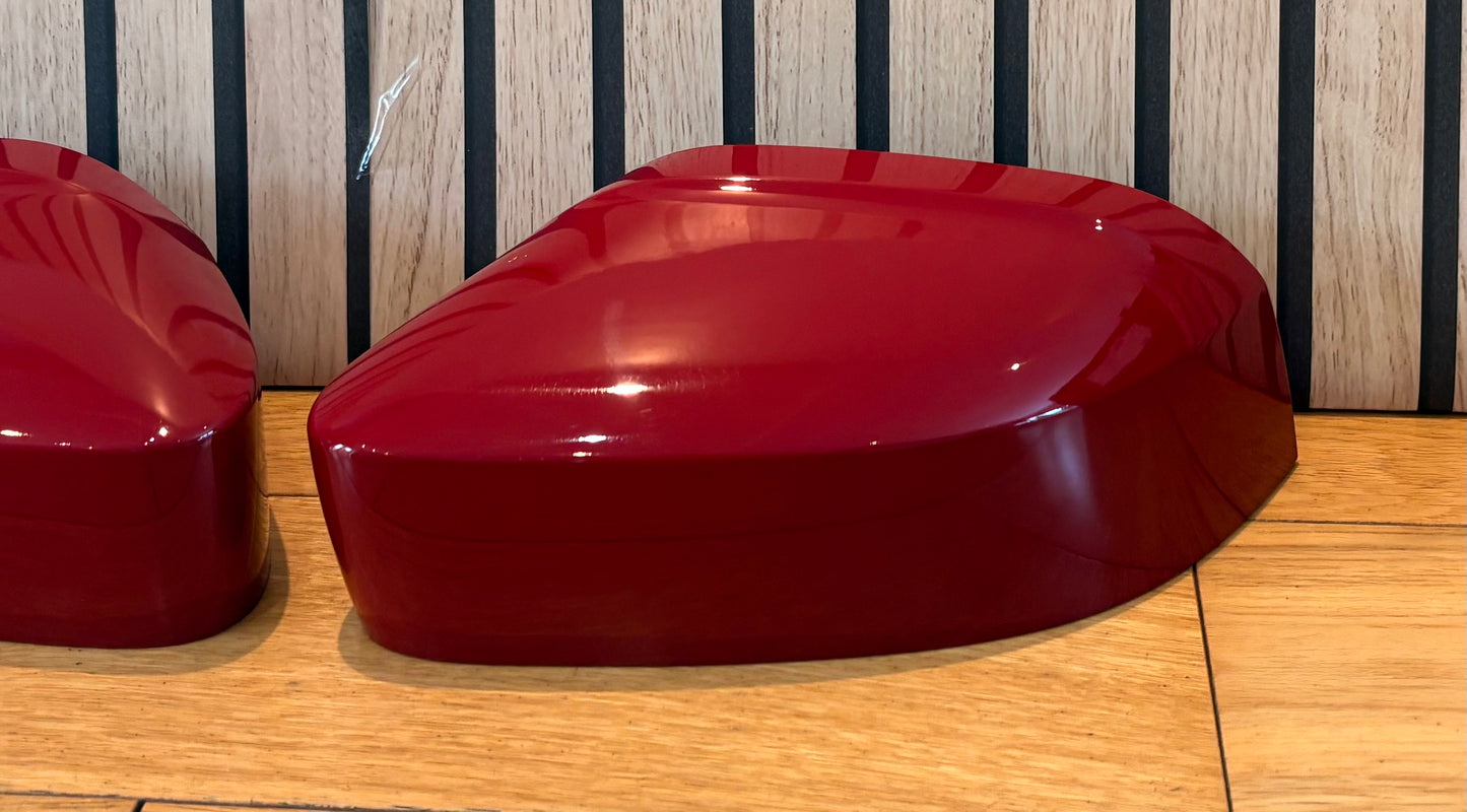 VW CADDY LIFE MIRROR COVERS CAPS | SALSA RED | LA3H