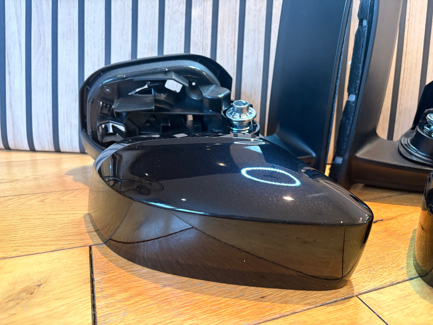 VW Caddy Mk3 Mk4 Life Wing Door Mirrors Upgrade | 2002 - 2020 | Pair | MANUAL | LC9X Deep Black Pearl