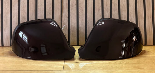 VW Transporter T5.1/T6/T6.1 New LH & RH Mirror Cover Painted In BlackBerry LL4U