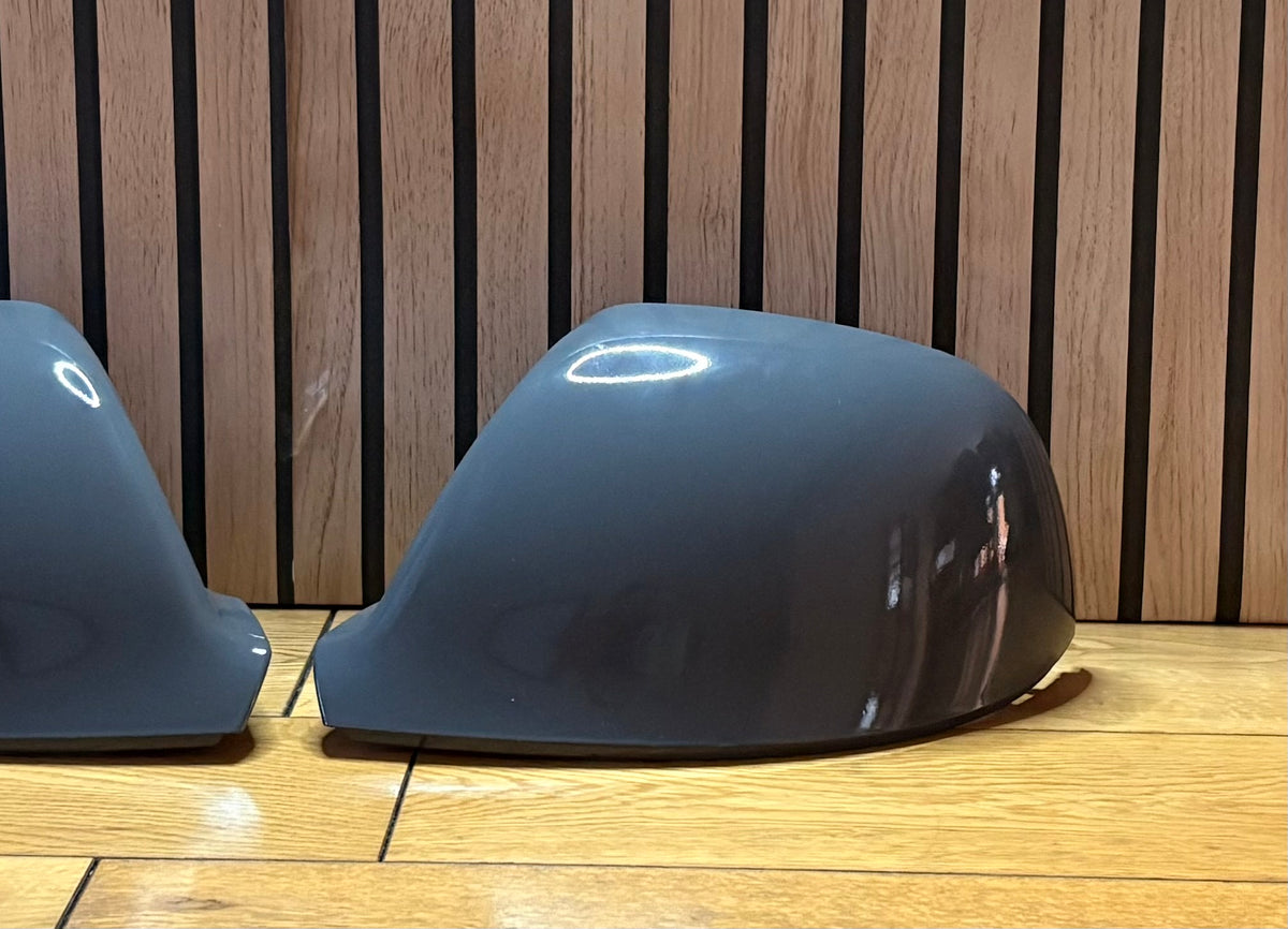 VW Transporter T5.1/T6/T6.1 New LH & RH Mirror Cover Painted In Pure Grey LH7J