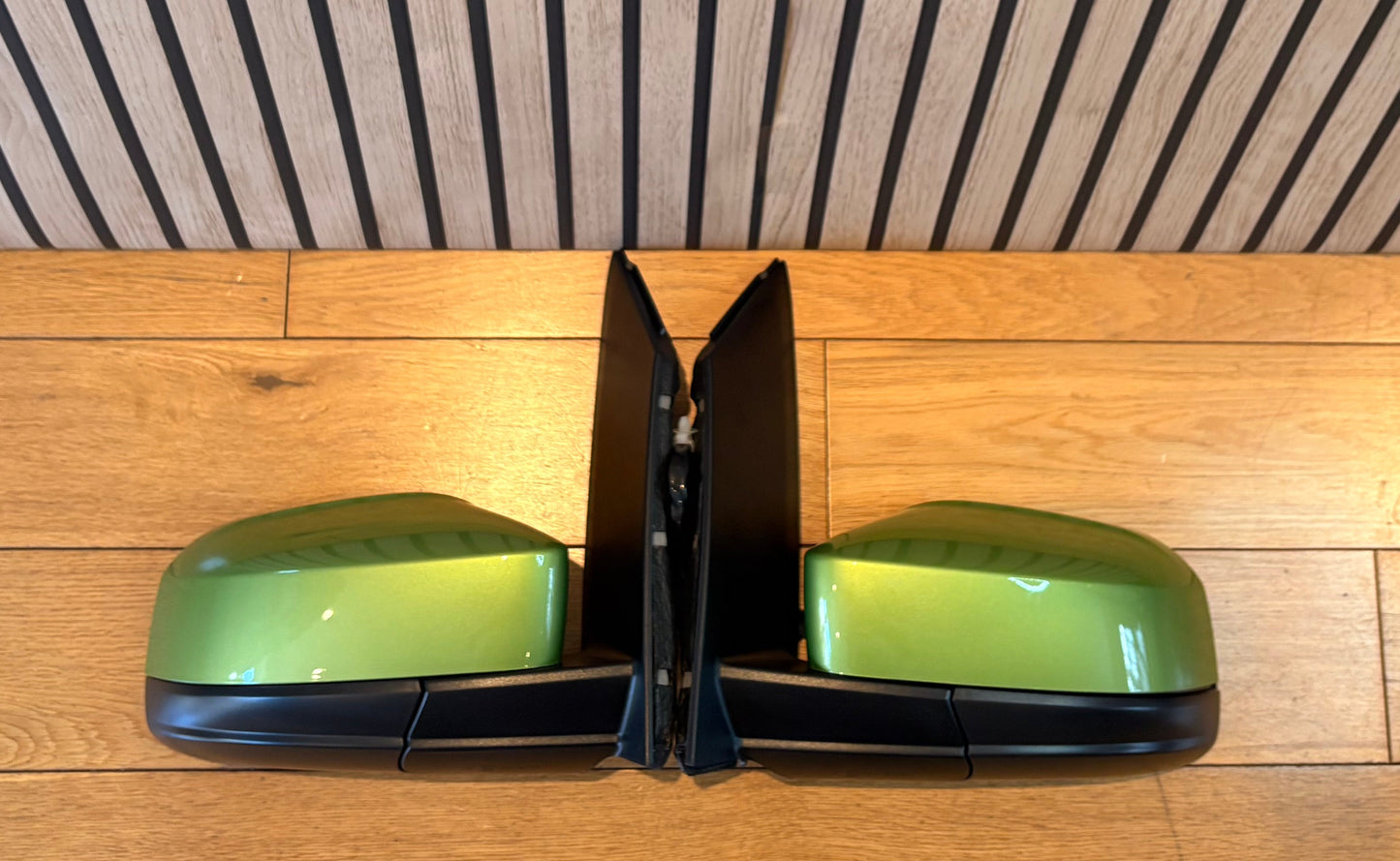 Caddy life mirrors upgrade | 2004-2020| POWER FOLDING | Painted in Viper Green | LR6T
