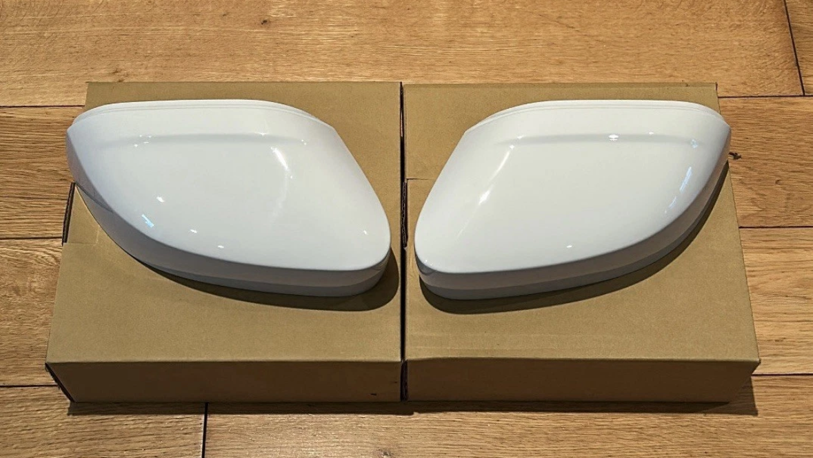 VW CADDY LIFE MIRROR COVERS CAPS | CANDY WHITE | LB9A