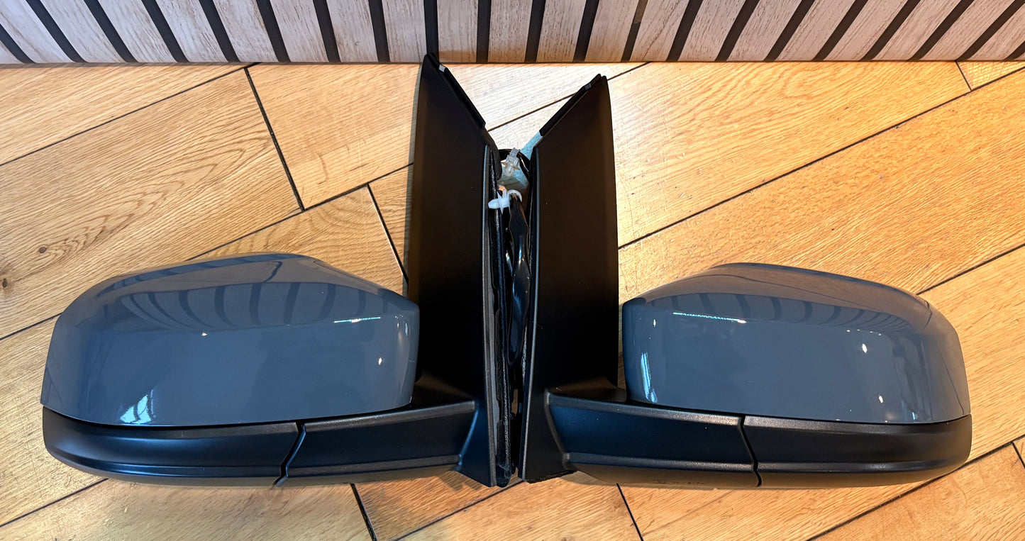 VW Caddy life mirrors upgrade | 2004-2020 | POWER FOLDING | Painted in PURE GREY | LH7J
