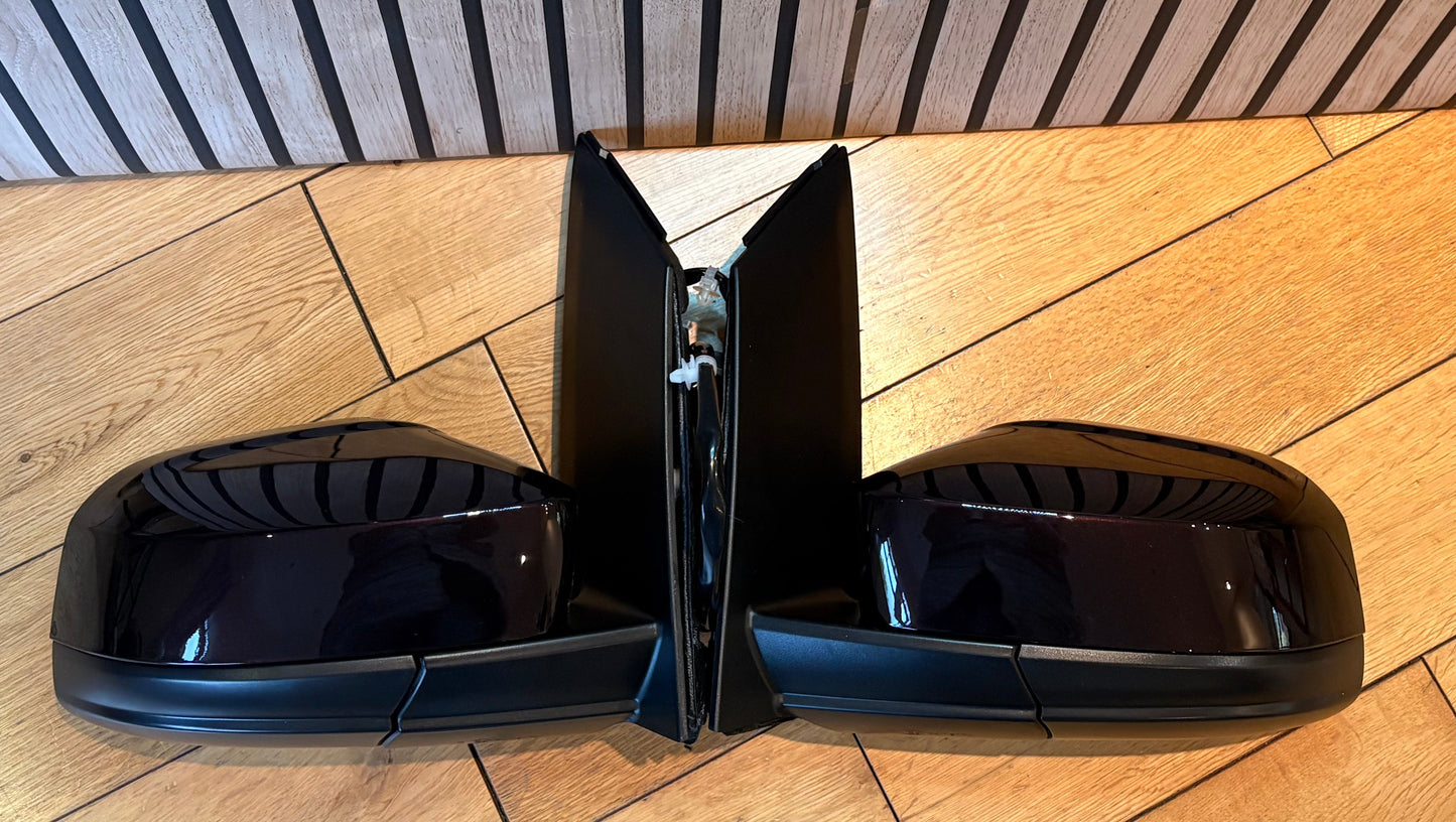 VW Caddy life mirrors upgrade | 2004-2020 | POWER FOLDING | Painted in BLACKBERRY | LL4U
