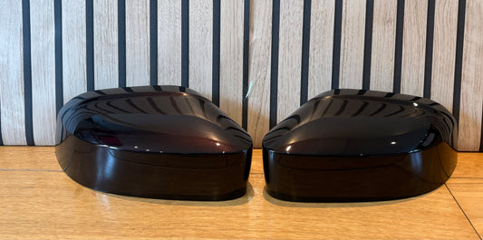 VW CADDY LIFE MIRROR COVERS CAPS | BLACKBERRY | LL4U