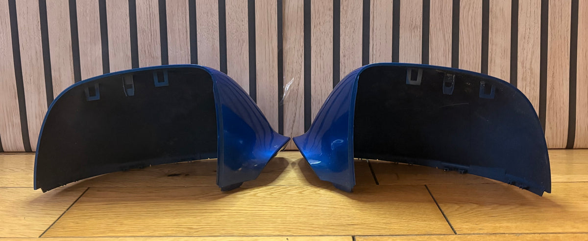 VW Transporter T5.1/T6/T6.1 New LH & RH Mirror Cover Painted In Ravenna Blue LA5W