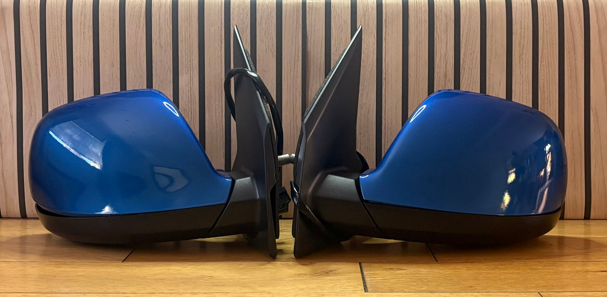 VW TRANSPORTER T6/T6.1 | 2015-2023 | DOOR WING MIRRORS | ELECTRIC | HEATED | RAVENNA BLUE | LA5W