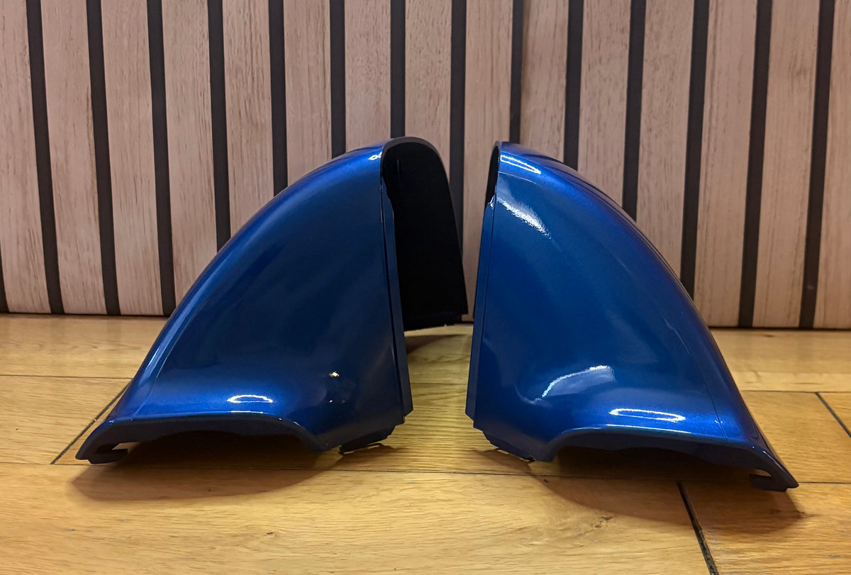 VW Transporter T5.1/T6/T6.1 New LH & RH Mirror Cover Painted In Ravenna Blue LA5W