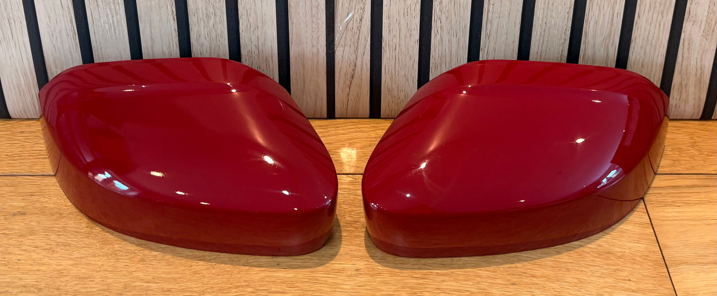 VW CADDY LIFE MIRROR COVERS CAPS | SALSA RED | LA3H