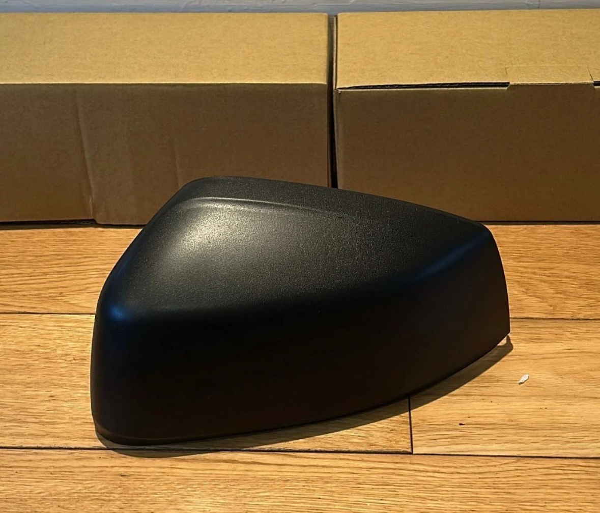 VW CADDY MK5 WING DOOR MIRROR CAP COVERS|2020-2025 | BLACK TEXTURED