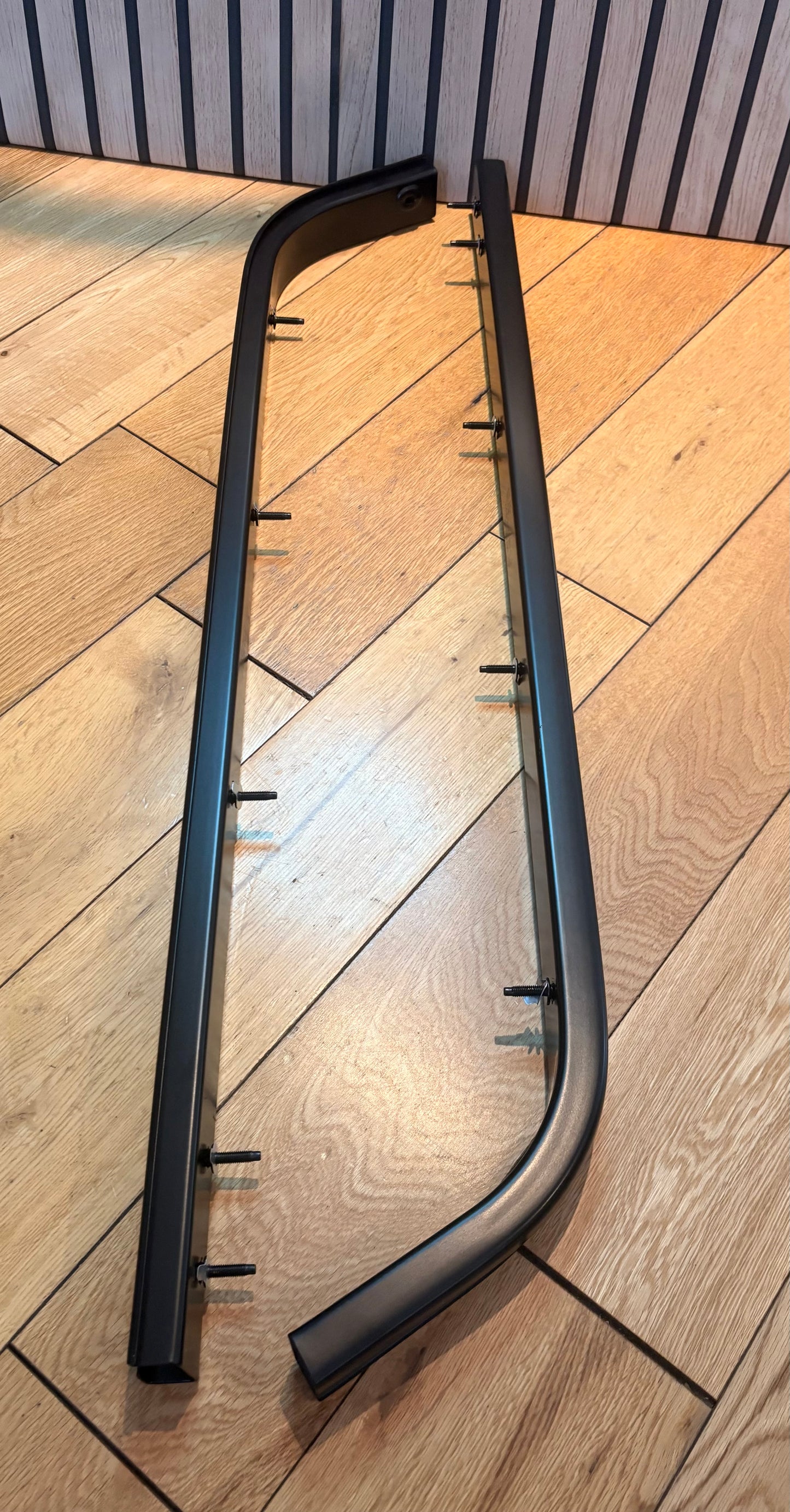 GENUINE VW CADDY MK5 2021+ LWB TWIN DOOR | PAIR | SLIDING DOOR RAILS | BLACK
