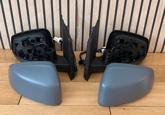 Caddy MK5 Wing Door Mirrors | 2021 >| Pair | Electric | Heated | Primered Caps