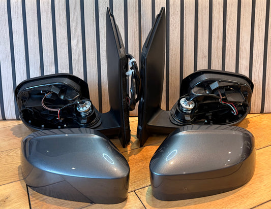 VW Caddy life mirrors upgrade | 2004-2020 | POWER FOLDING | Painted in INDIUM GREY | LR7H