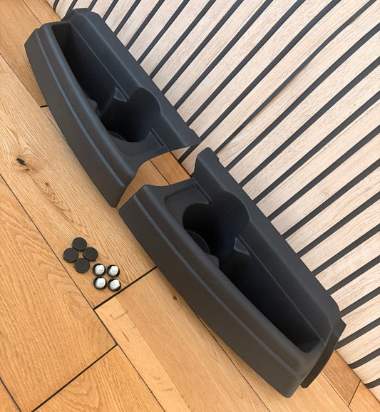 VW CADDY MAXI MK3 MK4 | REAR STORAGE COMPARTMENT | CUP HOLDER | PAIR | GENUINE