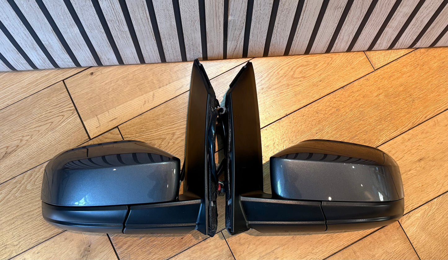 VW Caddy life mirrors upgrade | 2004-2020 | POWER FOLDING | Painted in INDIUM GREY | LR7H