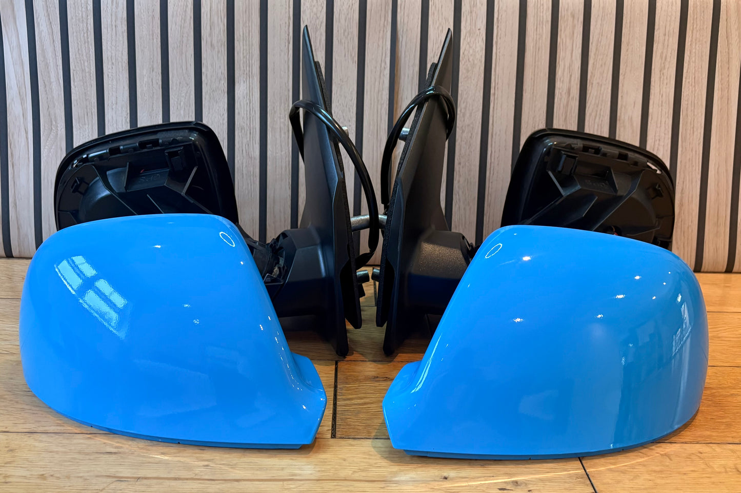 VW TRANSPORTER T6/T6.1 | 2015-2023 | DOOR WING MIRRORS | ELECTRIC | HEATED | British Gas Blue